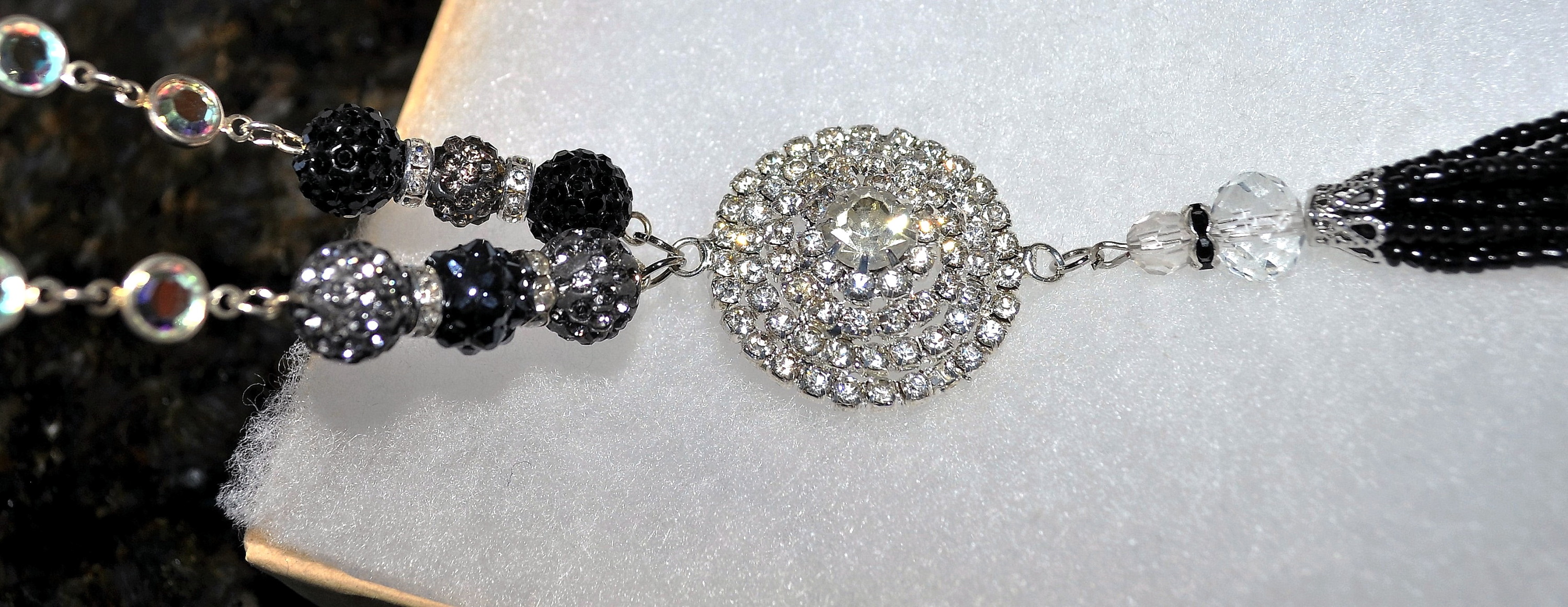 Gina Louise Designs Swarovski Crystal Necklace.