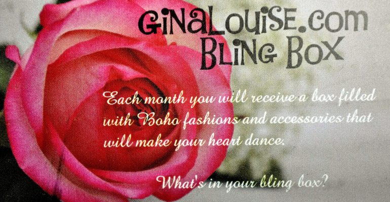 Gina Louise; Gina Louise Bling Box; Gina Louise Designs; Subscription Box; Clothing Subscription;