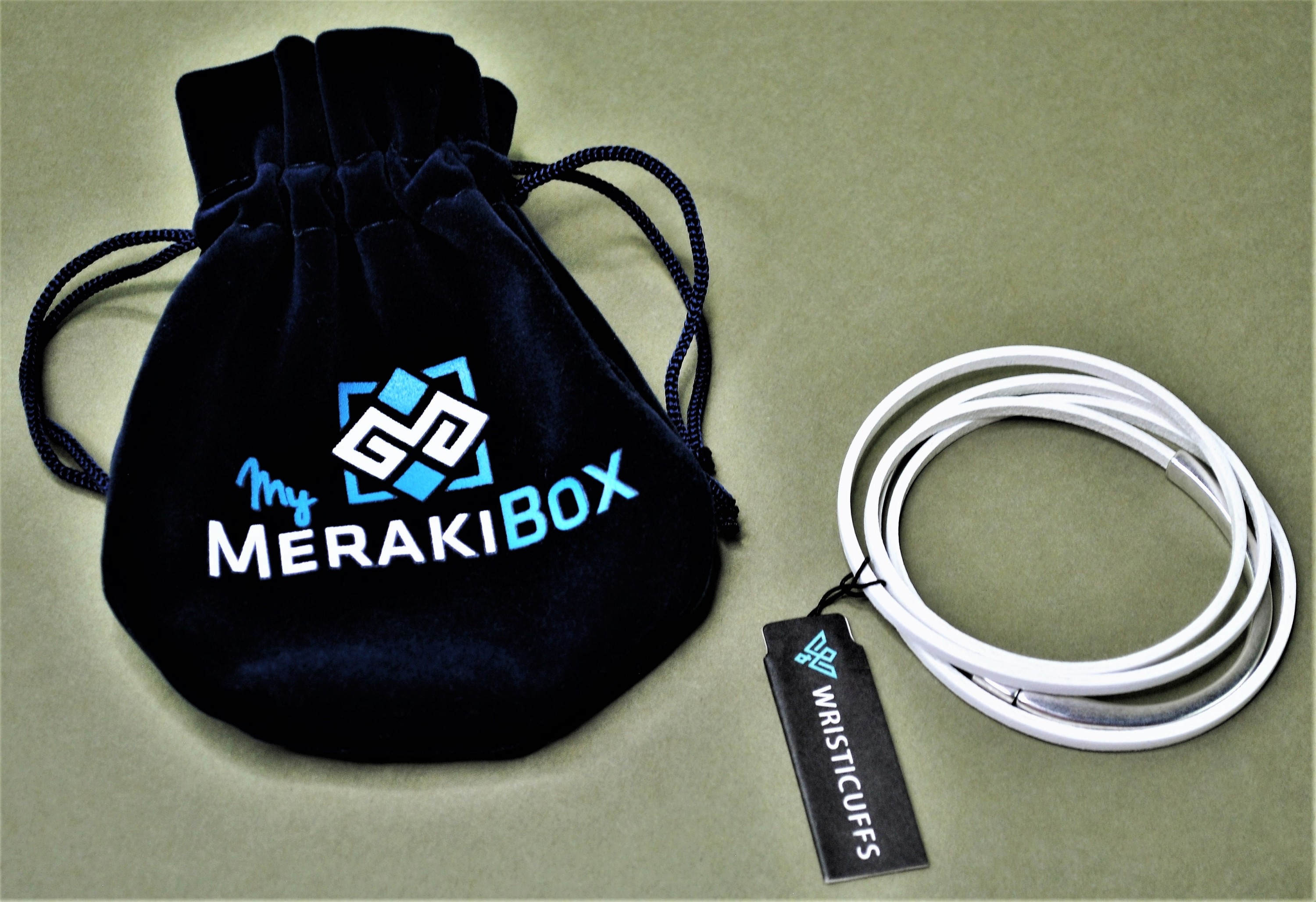 White Leather Wrap Bracelet My Meraki Box