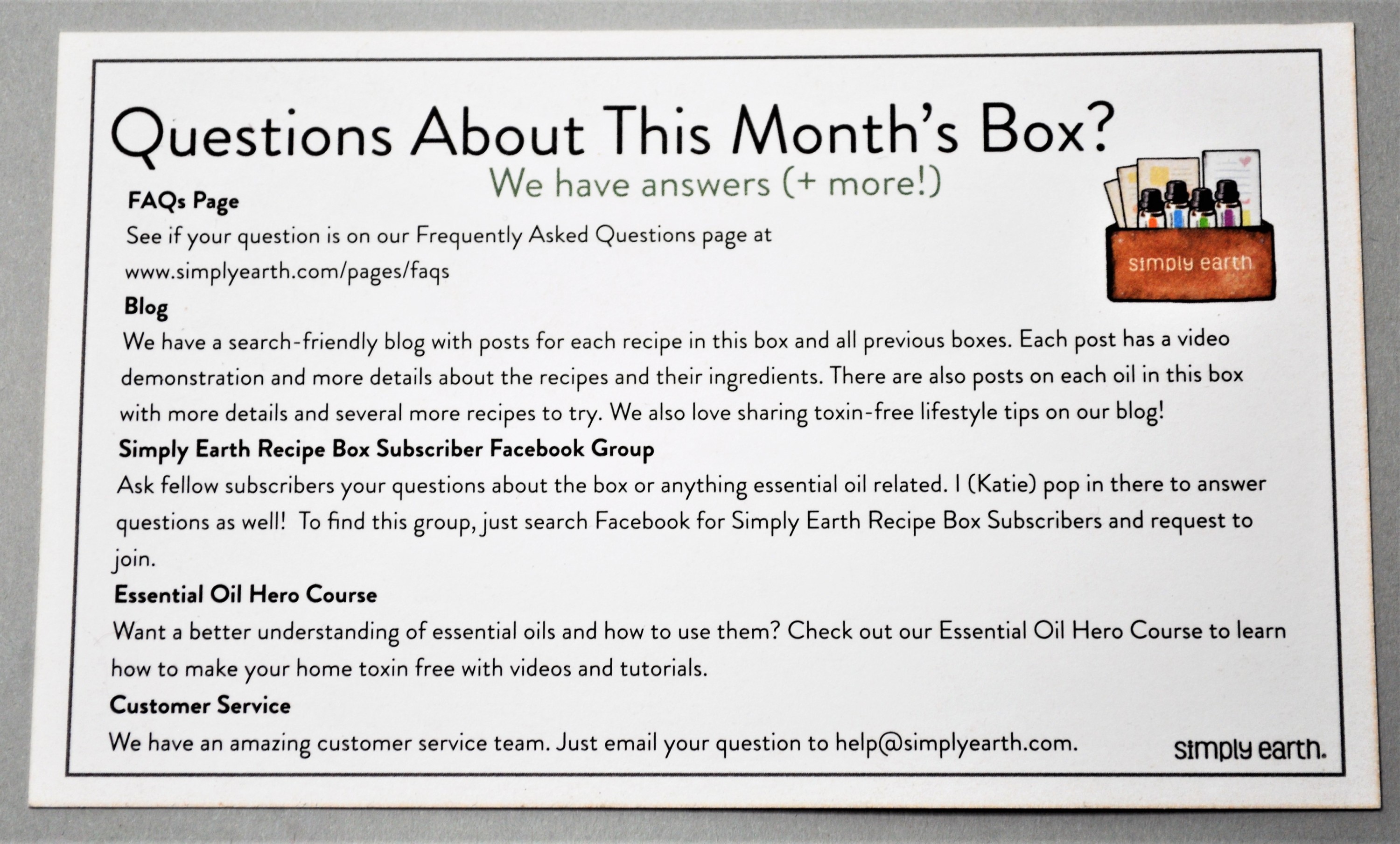 Simply Earth Box September 2020