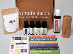 Simply Earth Box Contents January 2021