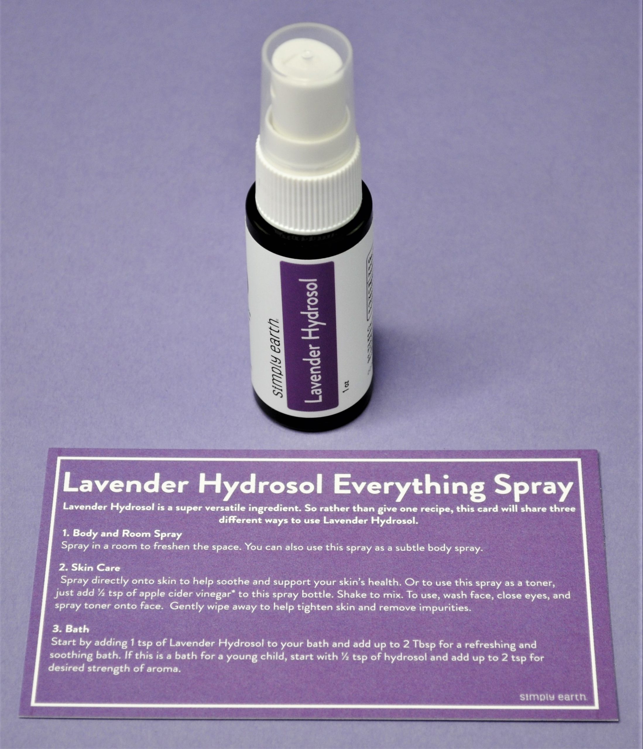 Lavender Hydrosol Usage Instructions