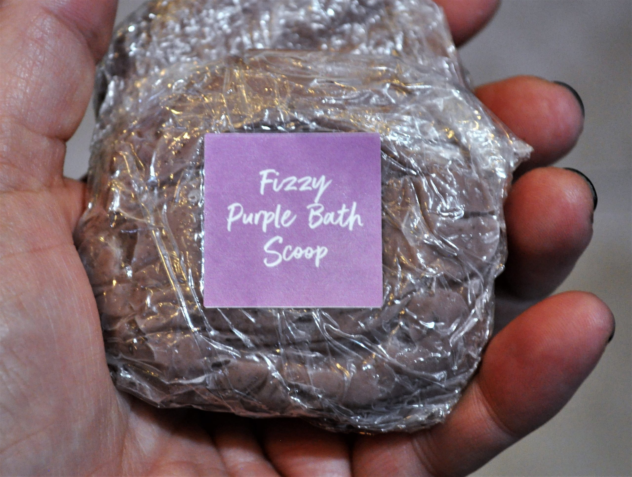 Fizzy Purple Bath Scoop