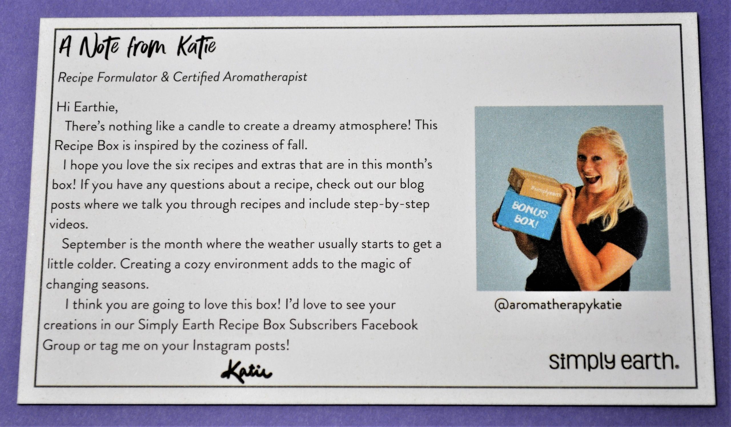 Simply Earth Info Cards