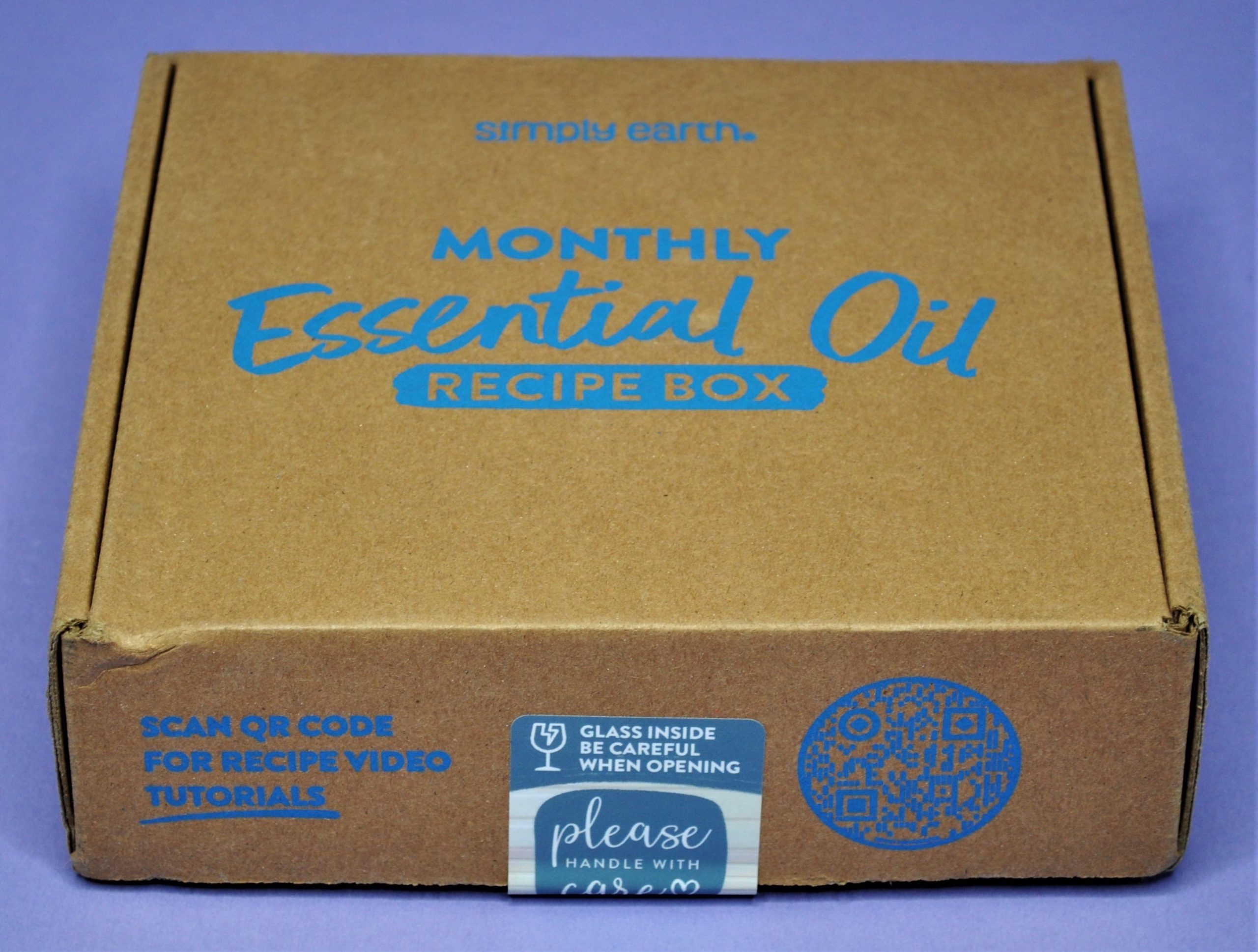 Simply Earth Essential Oil Recipe Box October 2021