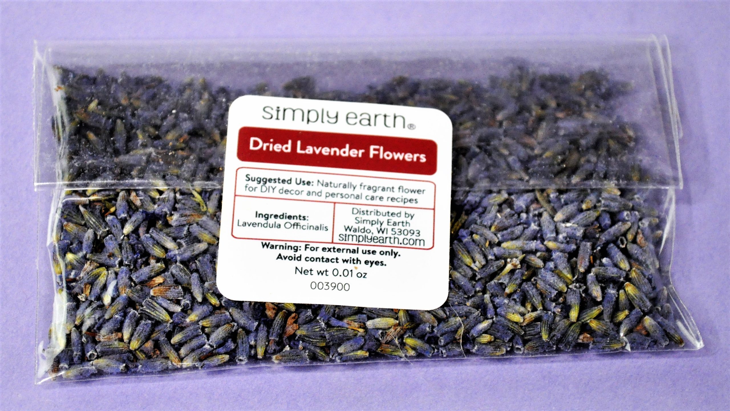Simply Earth November 2021 Dried Lavender Flowers