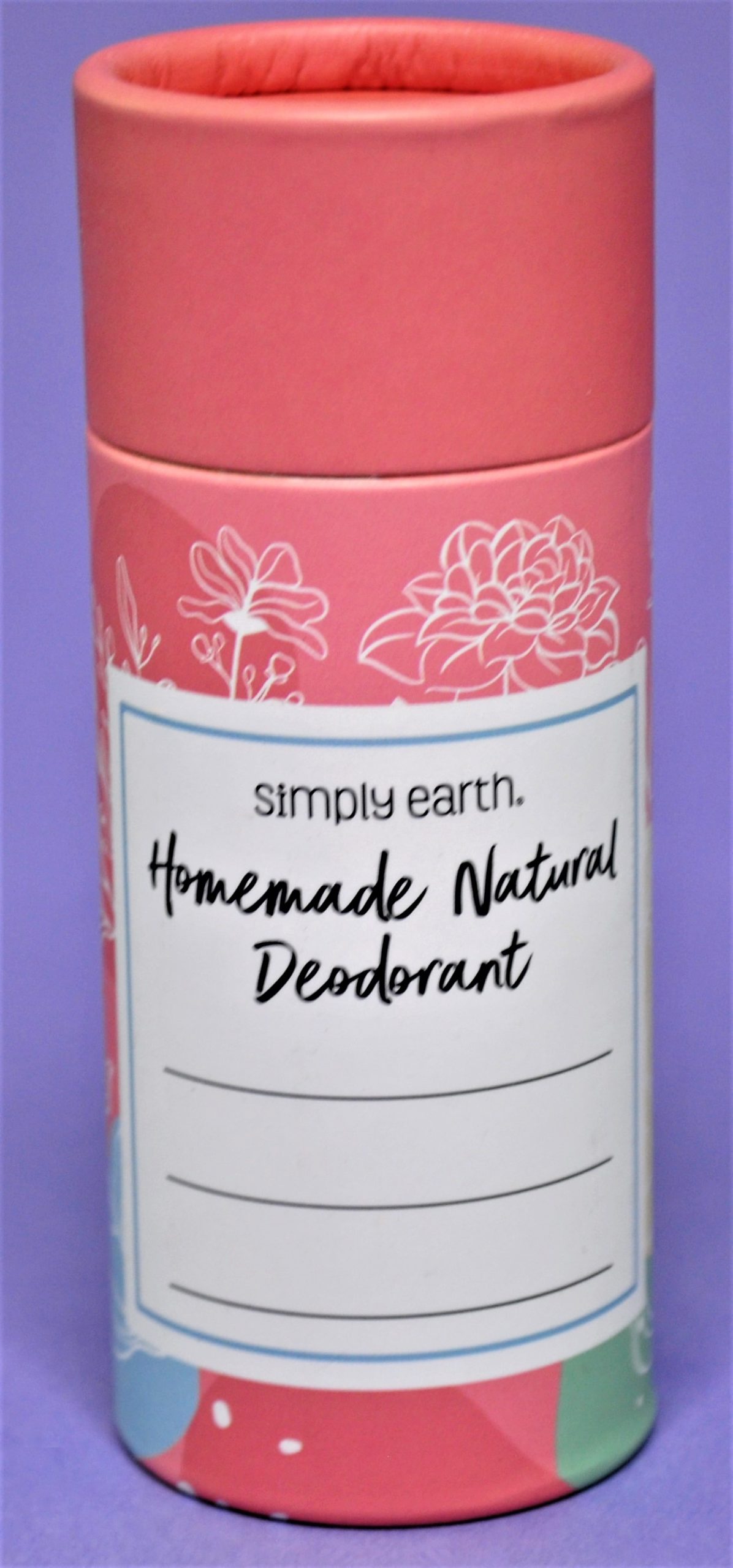 Simply Earth Natural Deodorant Tube